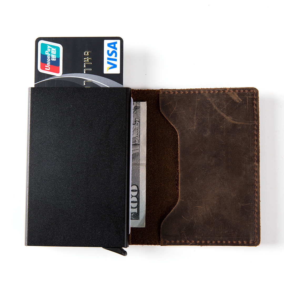 Slim Leather Air tag Wallet Holder