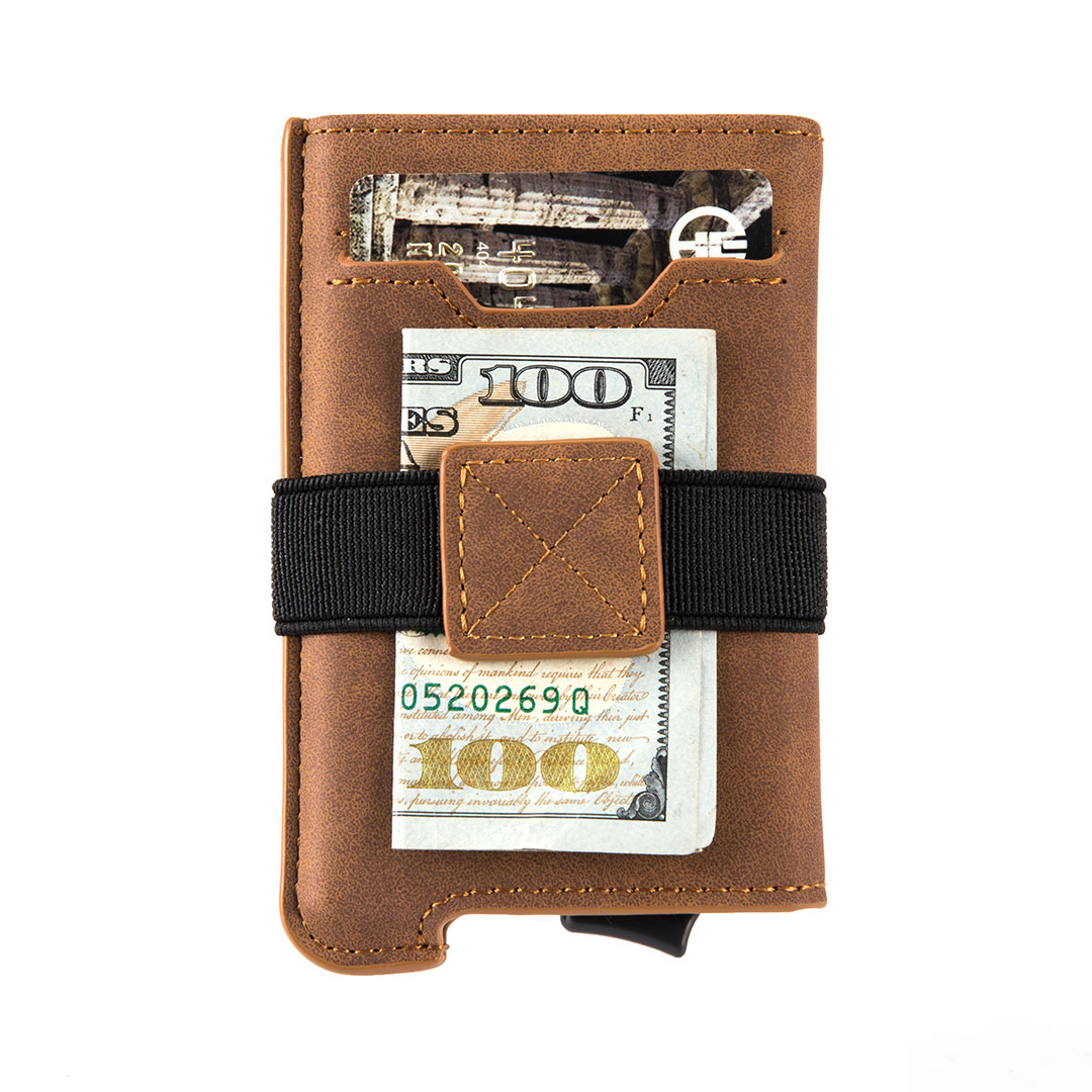 Real Leather Pop Up Wallet